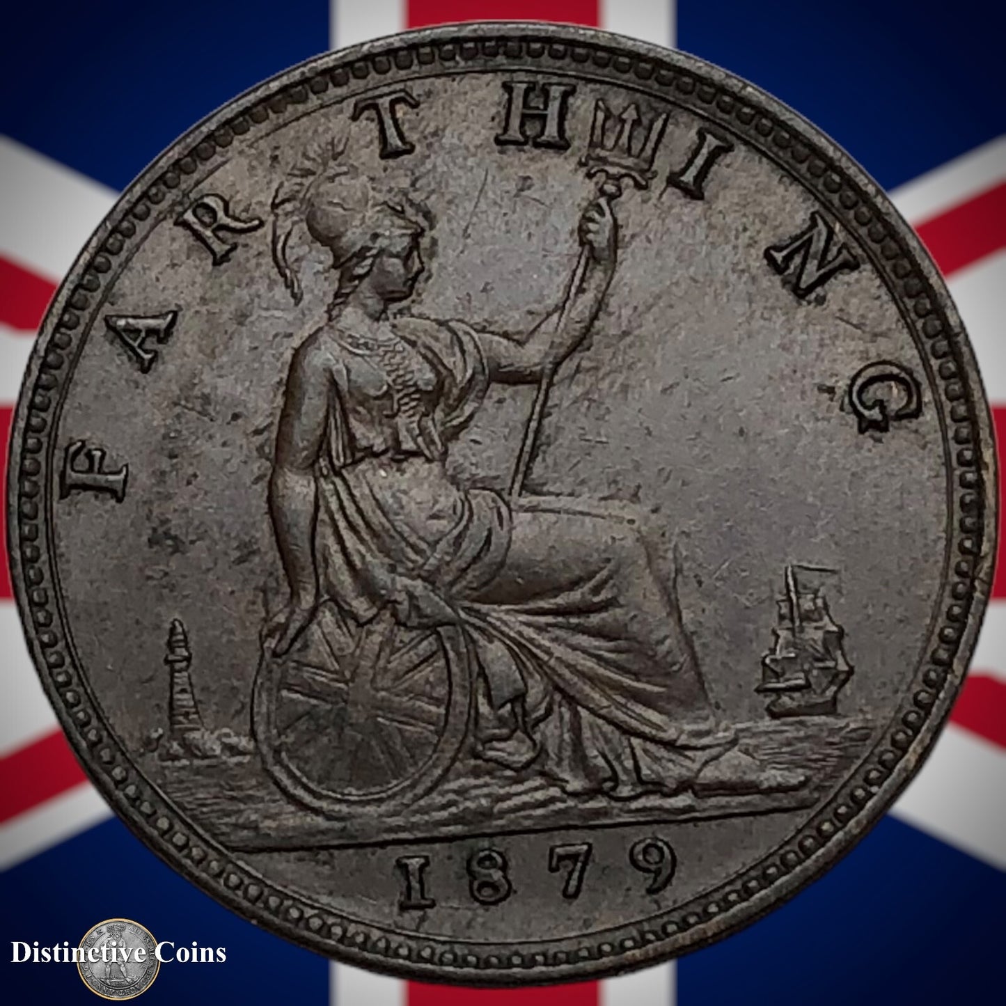 Great Britain 1879 Farthing 1/4d GB3831