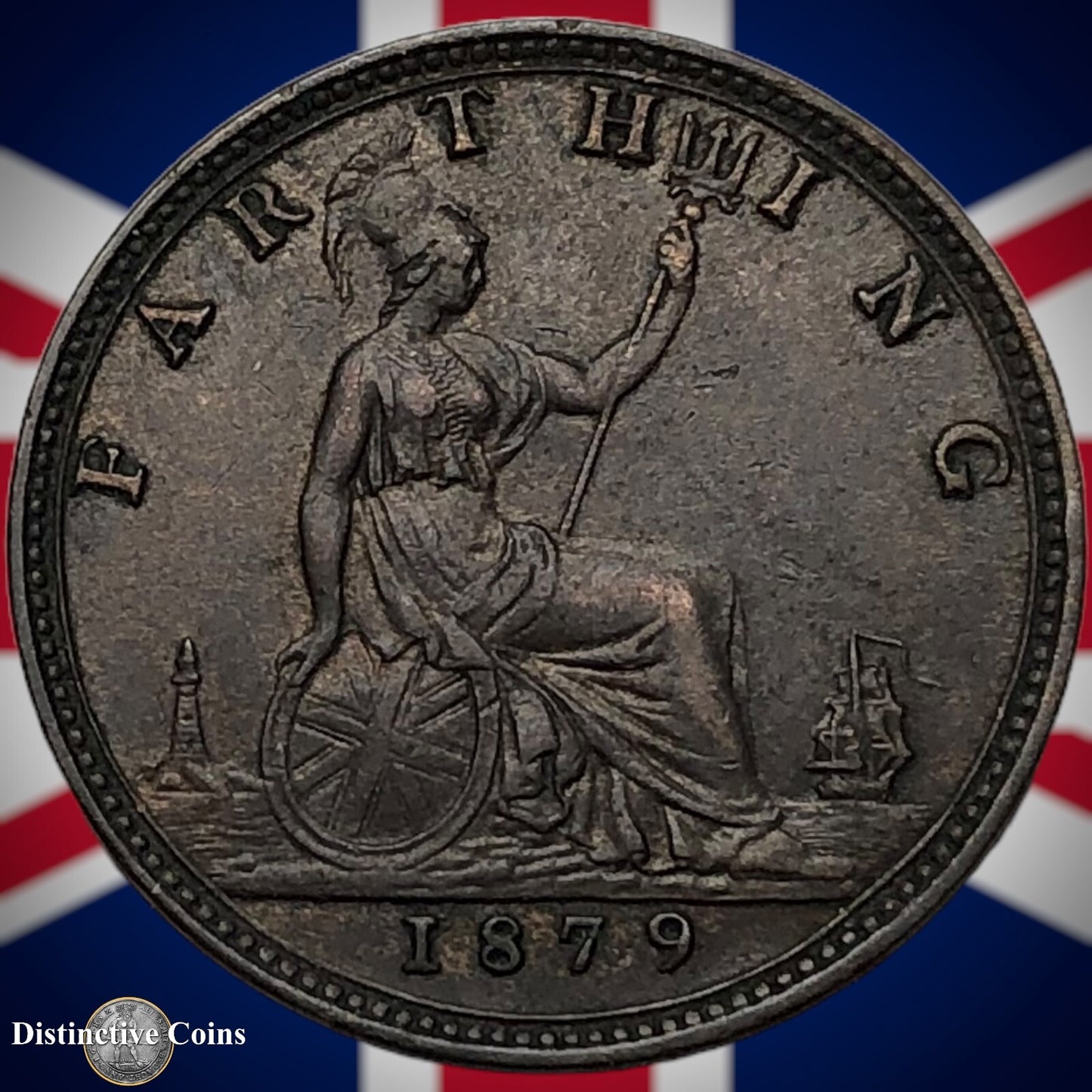 Great Britain 1879 Farthing 1/4d GB3820