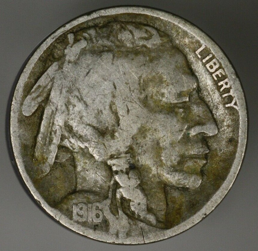 US 1916 D Buffalo Nickel  A2808