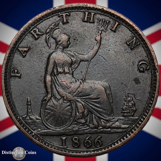 Great Britain 1866 Farthing 1/4d GB3560