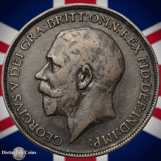 Great Britain 1912 H Penny 1d GB6779