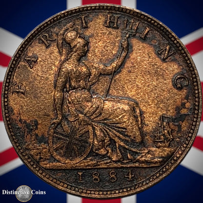 Great Britain 1884 Farthing 1/4d GB4092