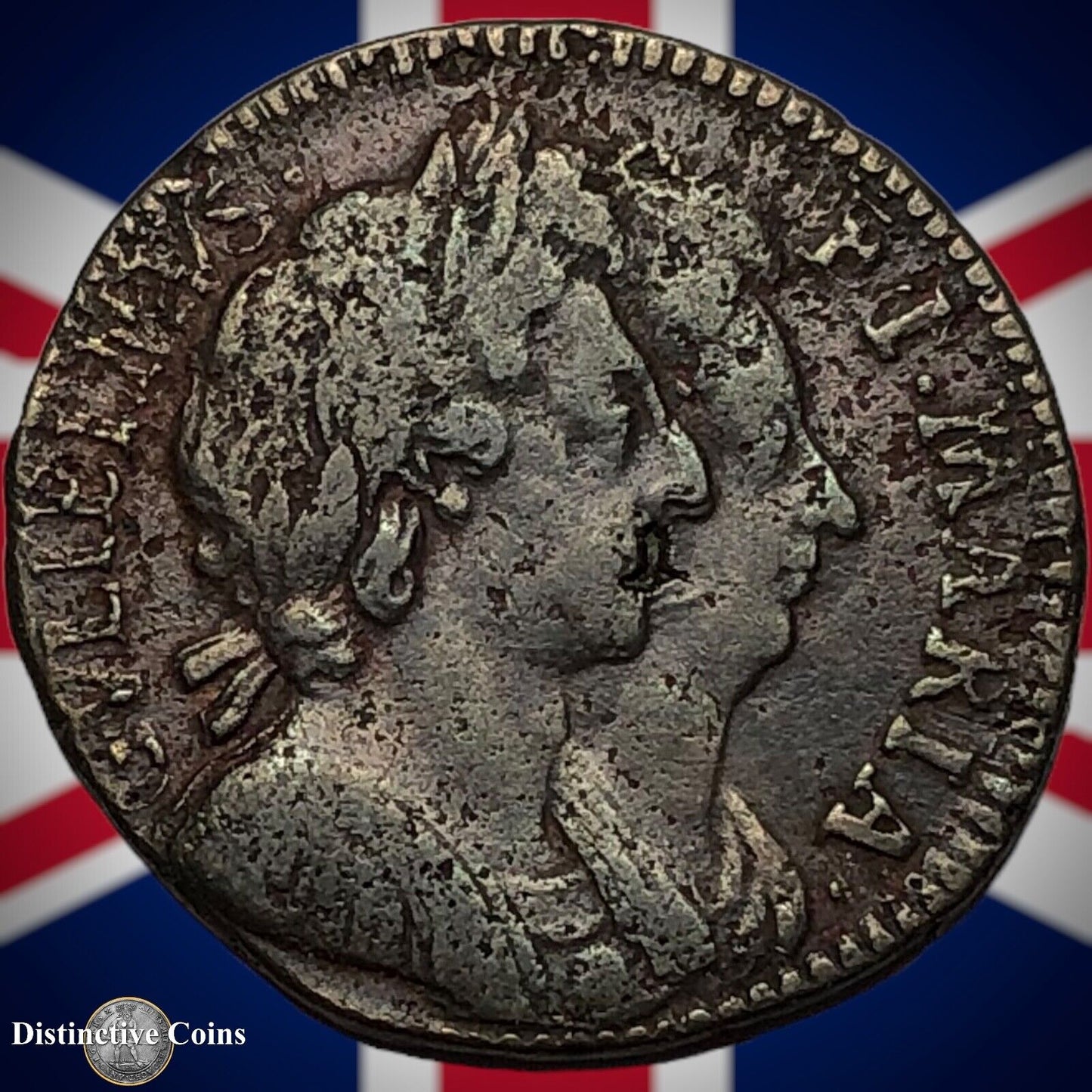 Great Britain 1694 Farthing 1/4d GB3151