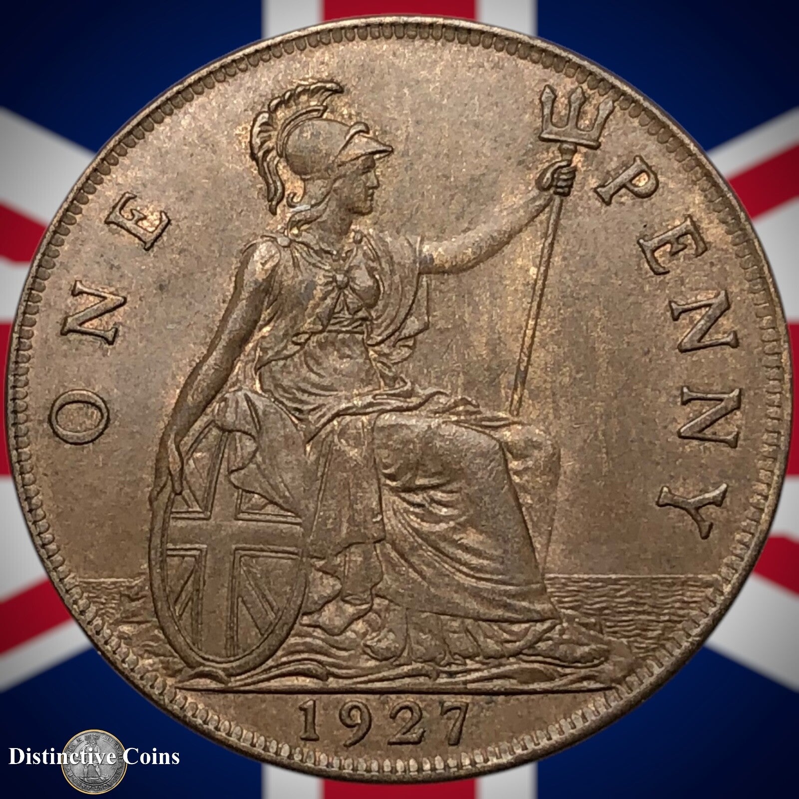 Great Britain 1927 Penny 1d GB7070