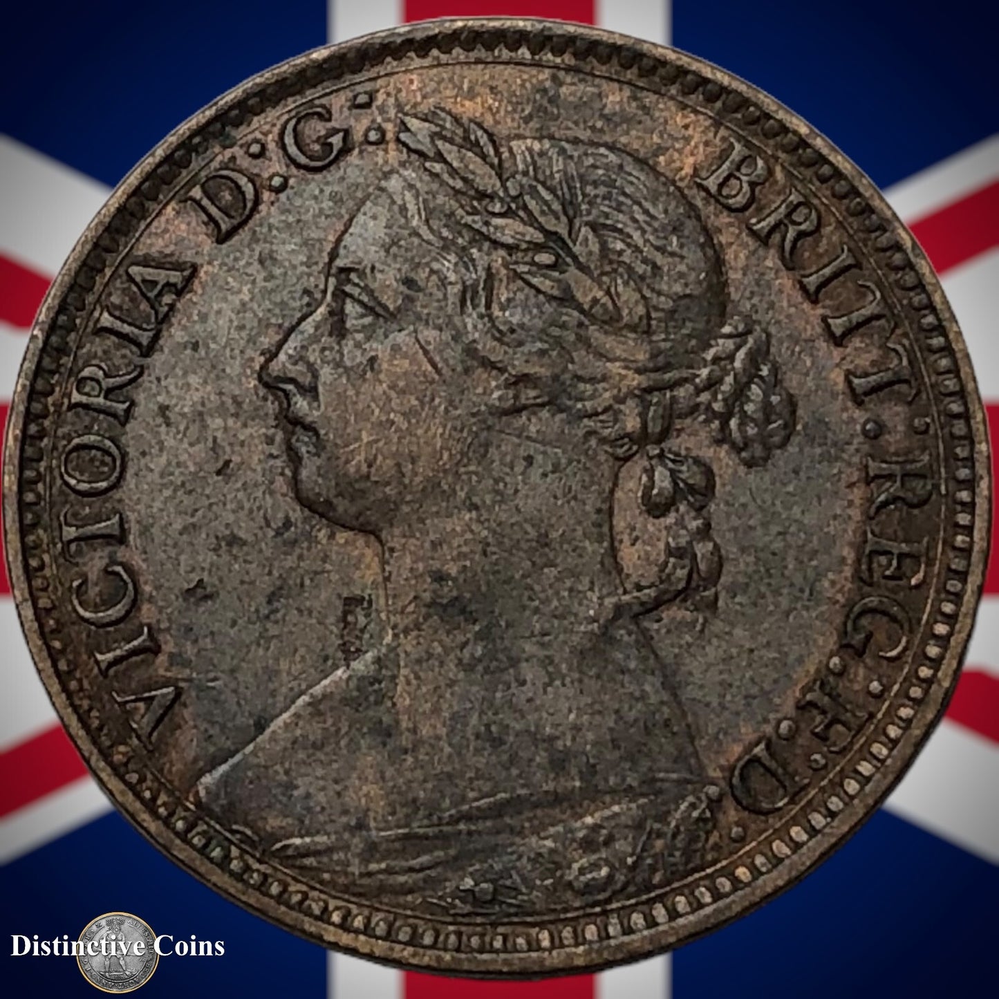 Great Britain 1886 Farthing 1/4d GB4197