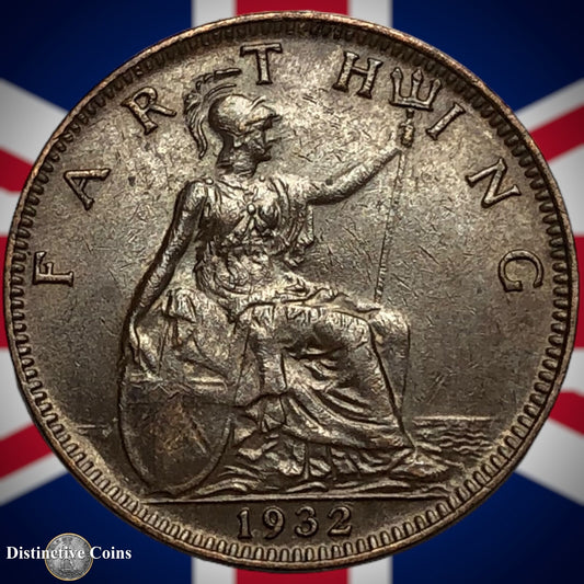 Great Britain 1932 Farthing 1/4d GB4913