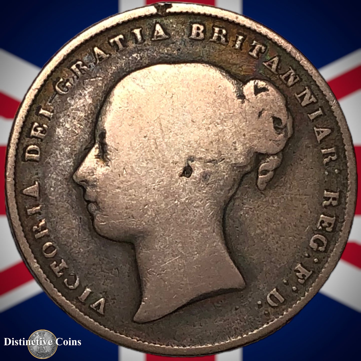 Great Britain 1851 British One Shilling GB0216