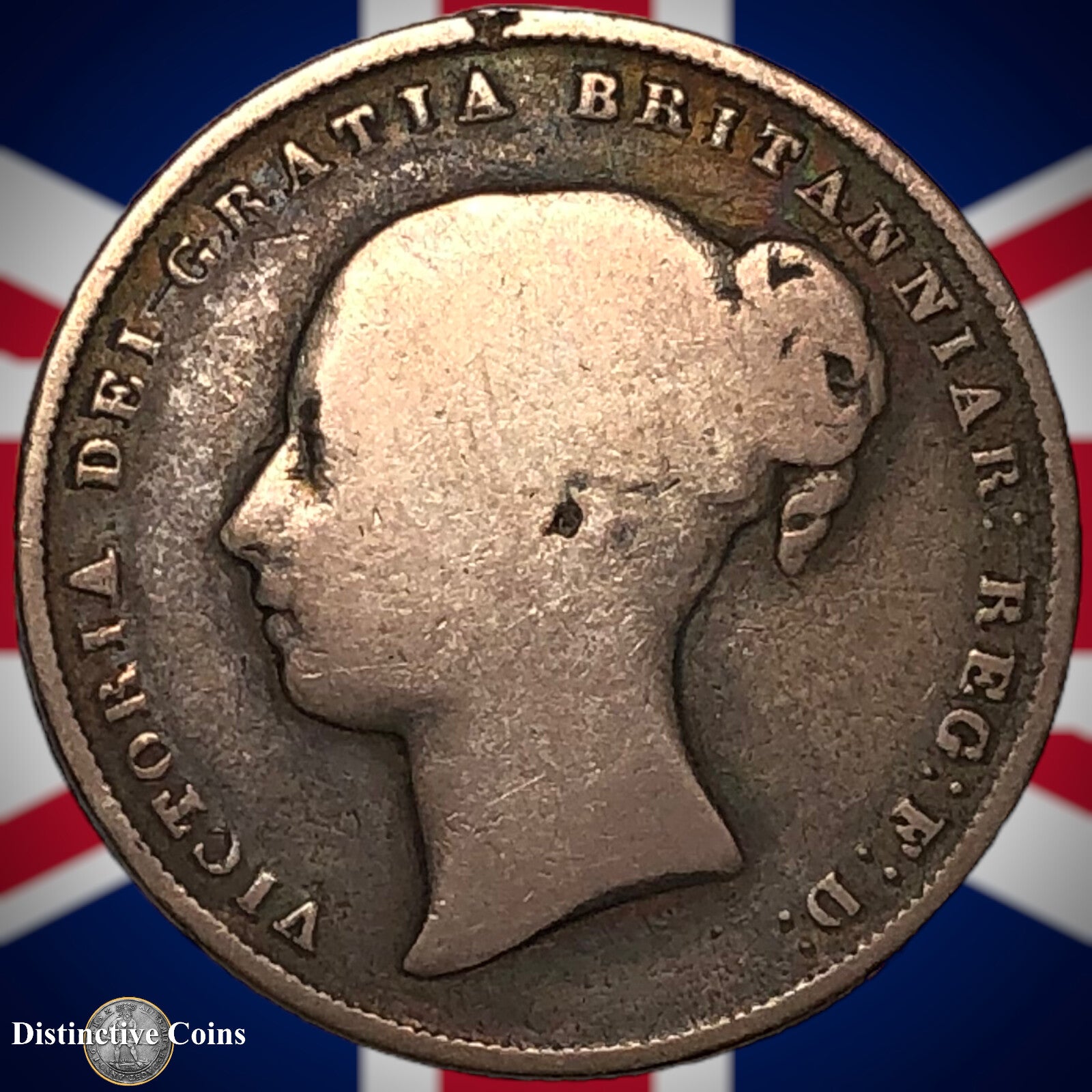 Great Britain 1851 British One Shilling GB0216