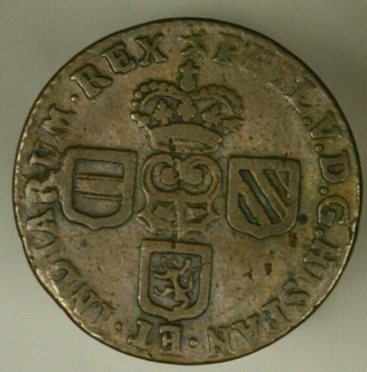 Spain Namur  Liard 1710 VF   A874