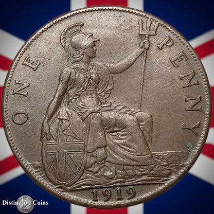 Great Britain 1919 Penny 1d GB6908