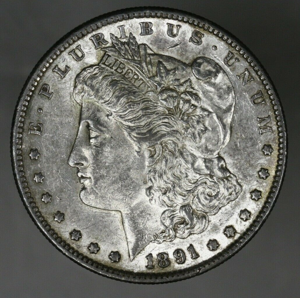 US 1891 S Morgan Dollar  A3094