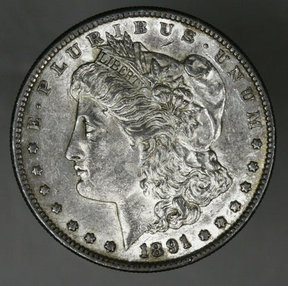 US 1891 S Morgan Dollar  A3094