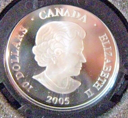 2005 & 06 (2)Canada $10 Veterans & Louisbourg Pf Sil.