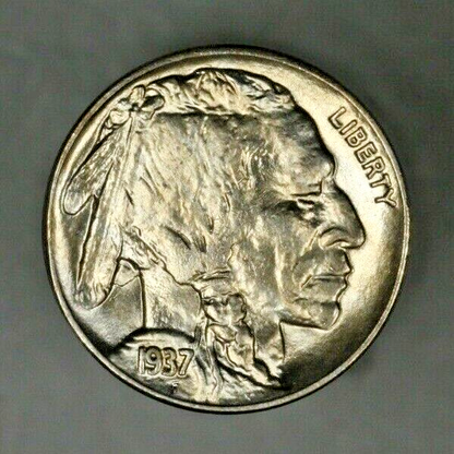 US 1937 Buffalo Nickel 5 Cents   A2624