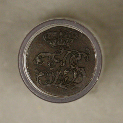 German State Saxe-Weimar Eisenach 1751 Heller VF