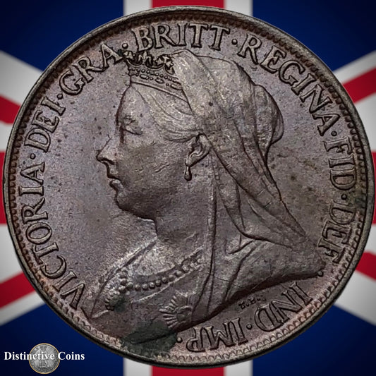 Great Britain 1901 Farthing 1/4d GB4501