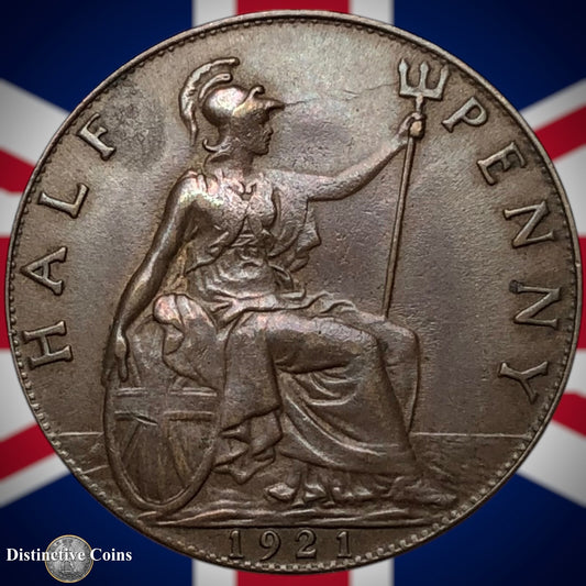 Great Britain 1921 Half Penny 1/2d GB5885