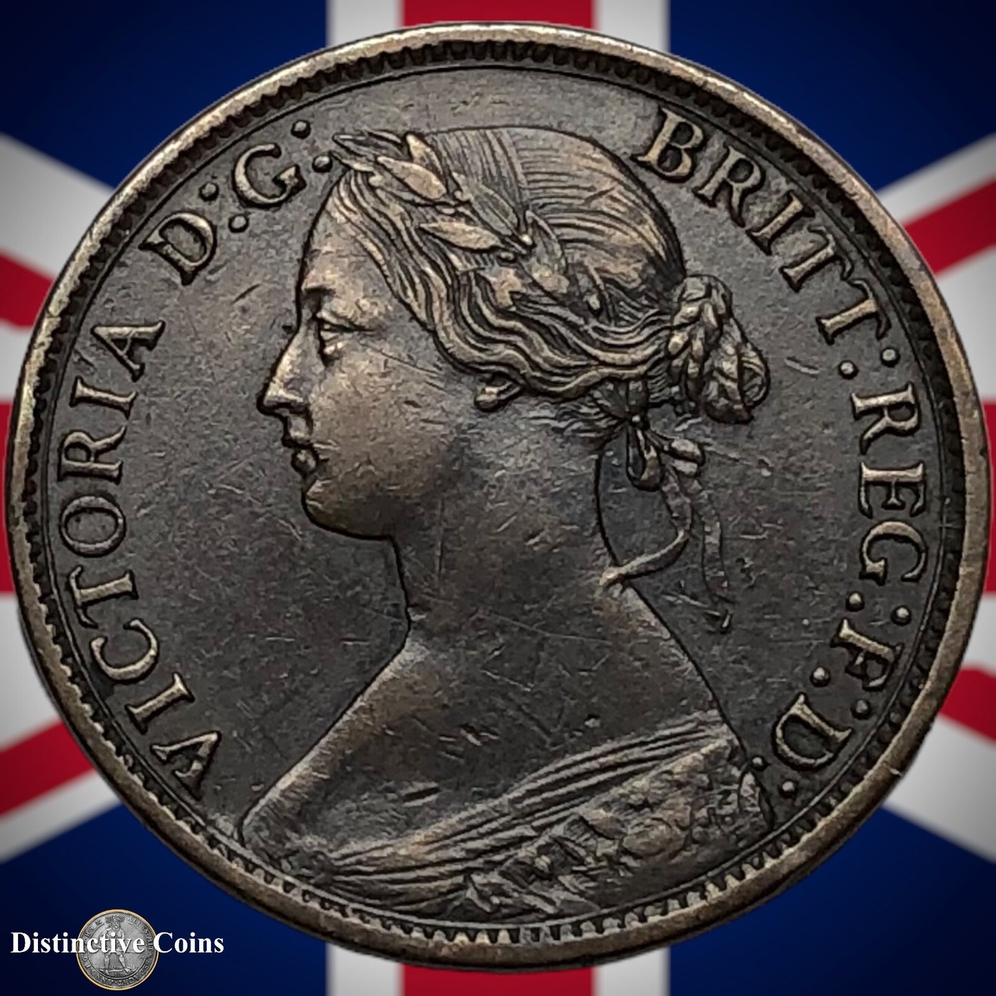 Great Britain 1864 Farthing 1/4d GB3508