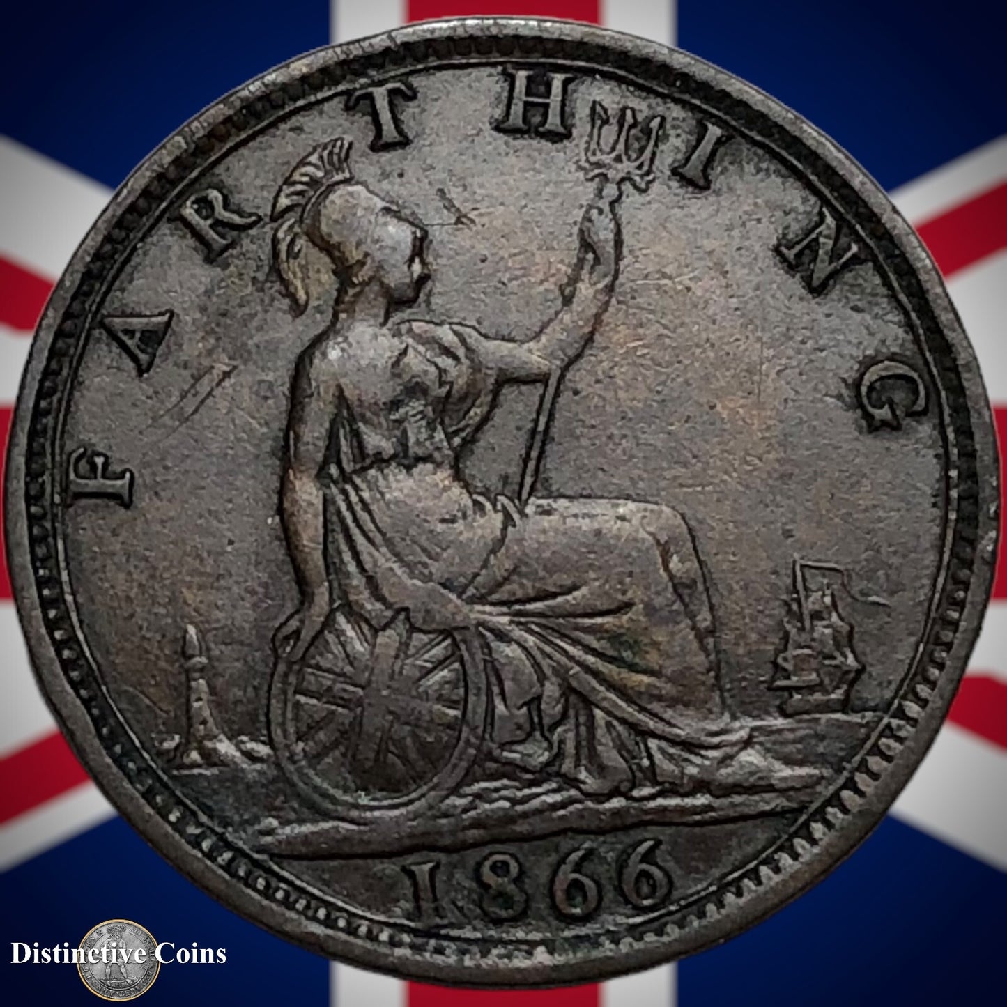 Great Britain 1866 Farthing 1/4d GB3563