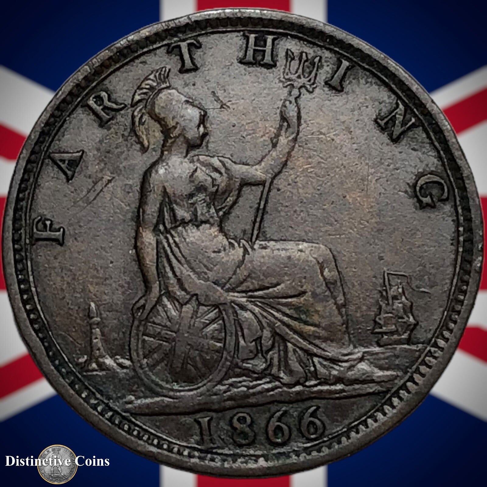 Great Britain 1866 Farthing 1/4d GB3563