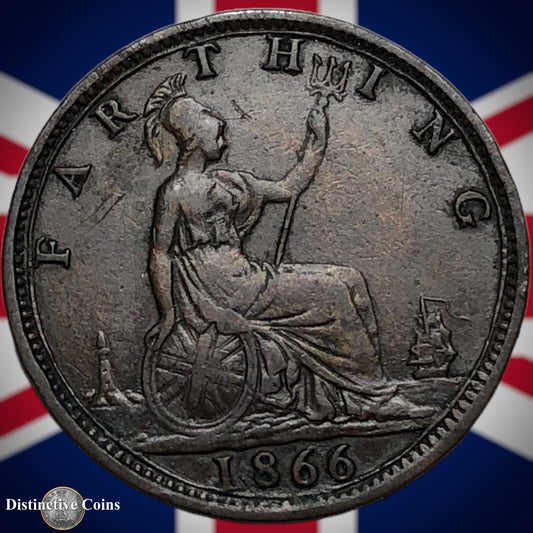 Great Britain 1866 Farthing 1/4d GB3563