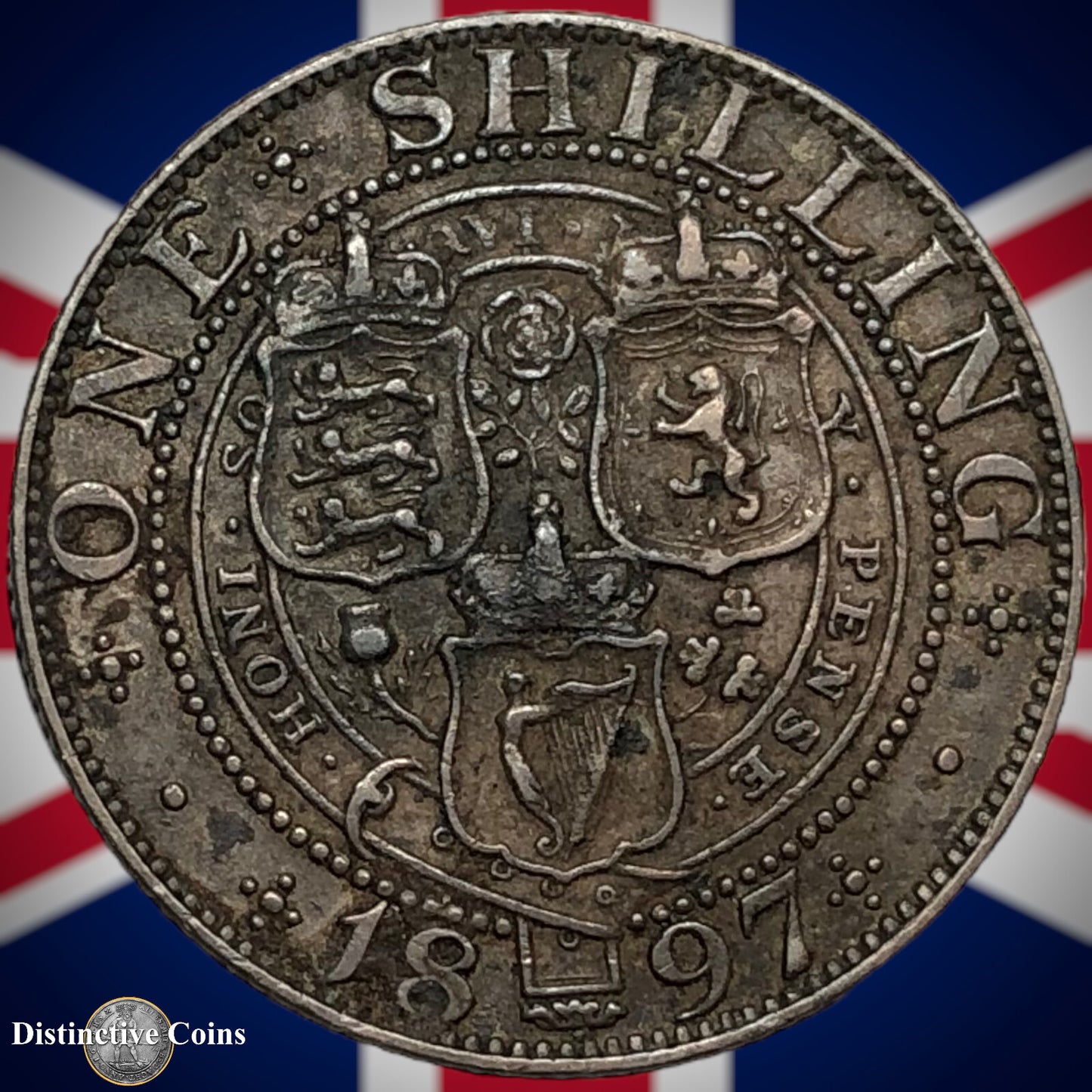 Great Britain 1897 British One Shilling GB0669