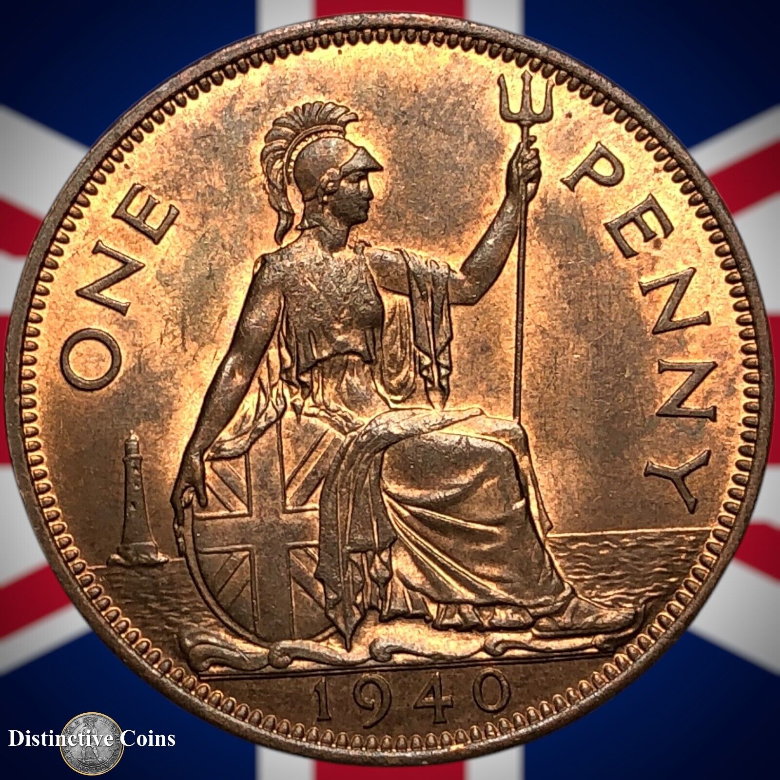 Great Britain 1940 Penny 1d GB7248