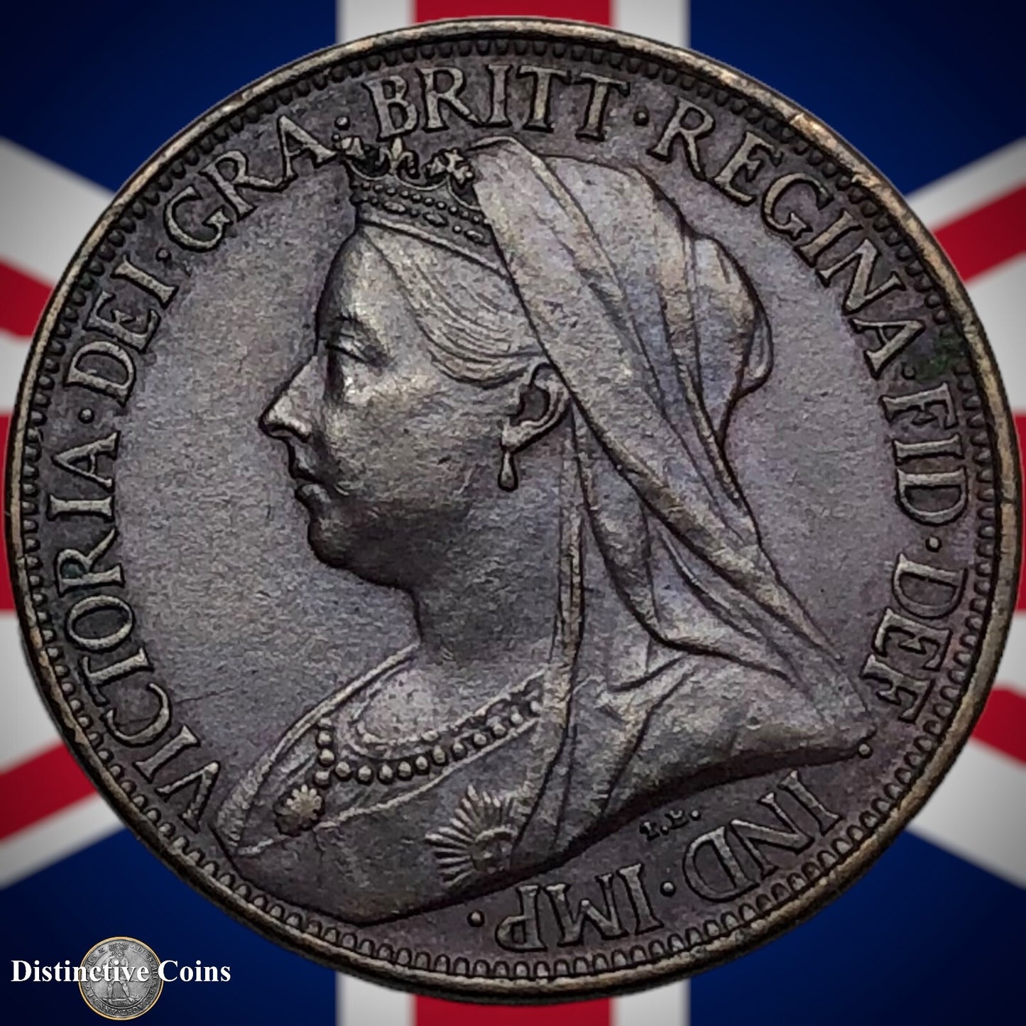 Great Britain 1901 Farthing 1/4d GB4494