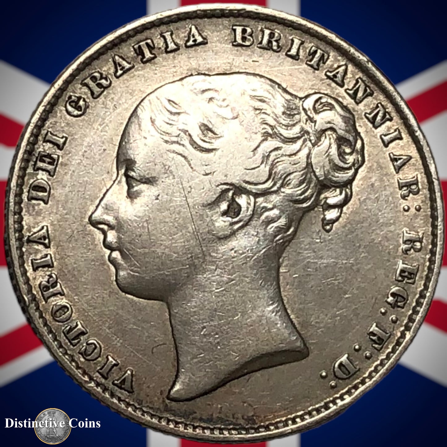 Great Britain 1859 British One Shilling GB0249