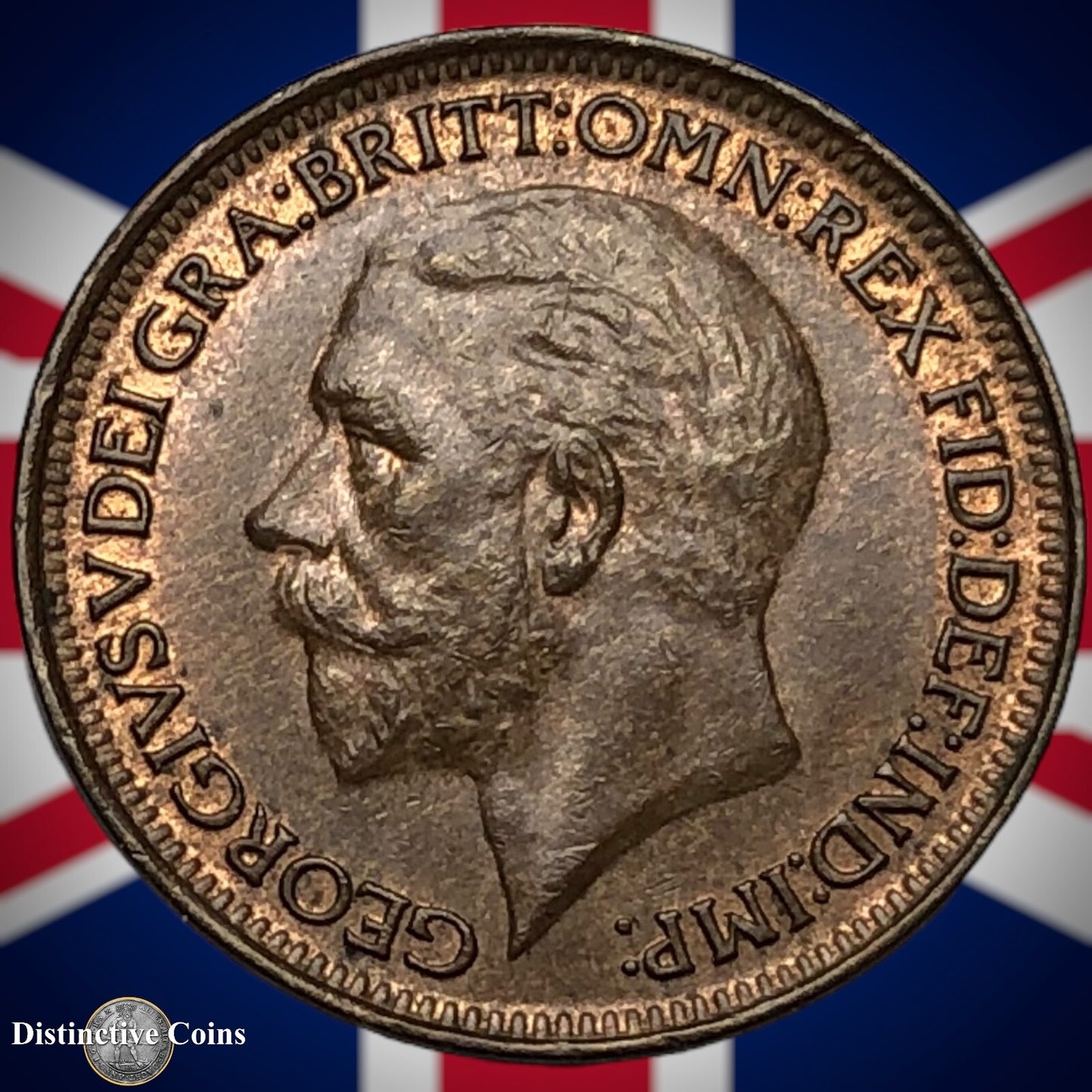Great Britain 1928 Farthing 1/4d GB4865