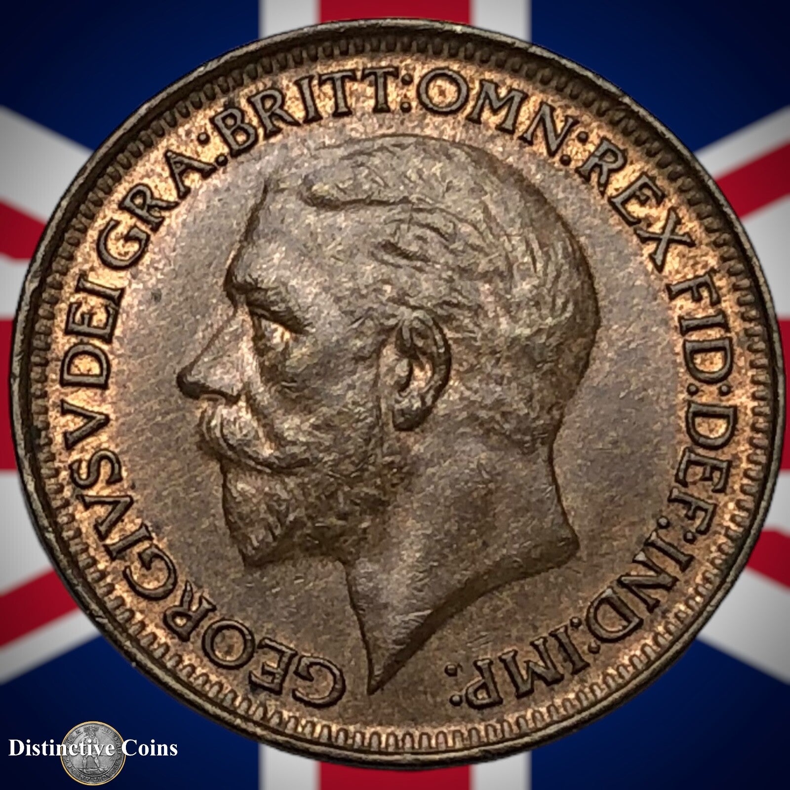 Great Britain 1928 Farthing 1/4d GB4865