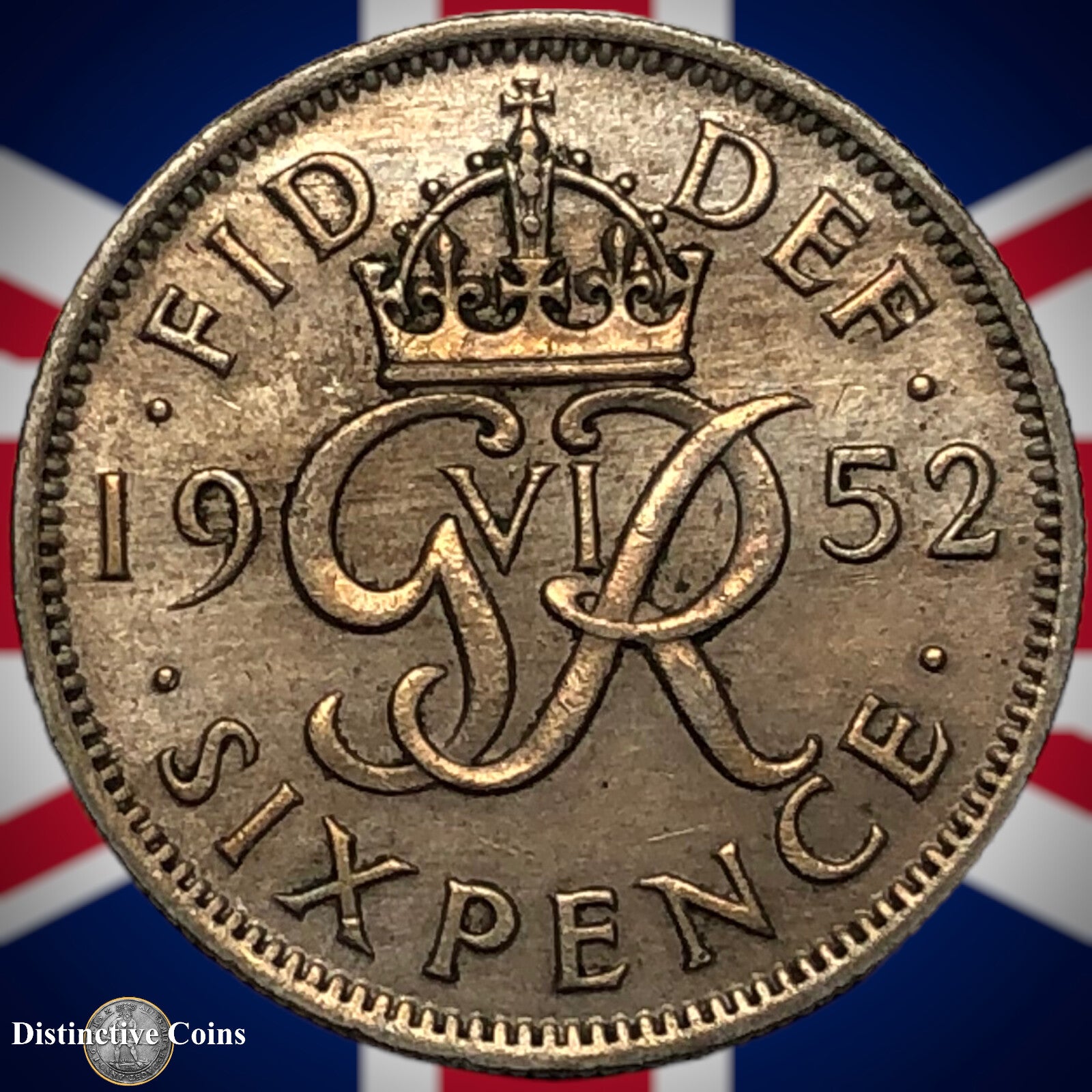 Great Britain 1952 Six Pence GB1816