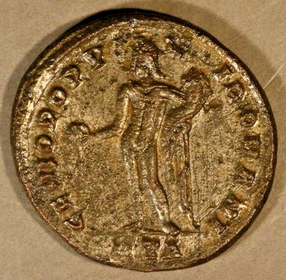 286-308 Rome Maximian Follis Ticinum Mint Silver Circ'd