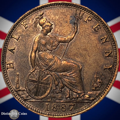 Great Britain 1887 Half Penny 1/2d GB5611