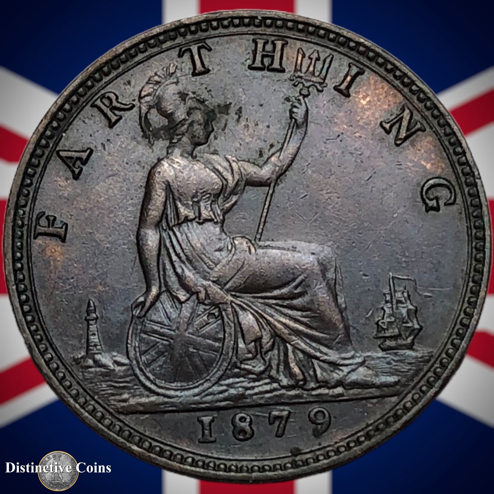 Great Britain 1879 Farthing 1/4d GB3830