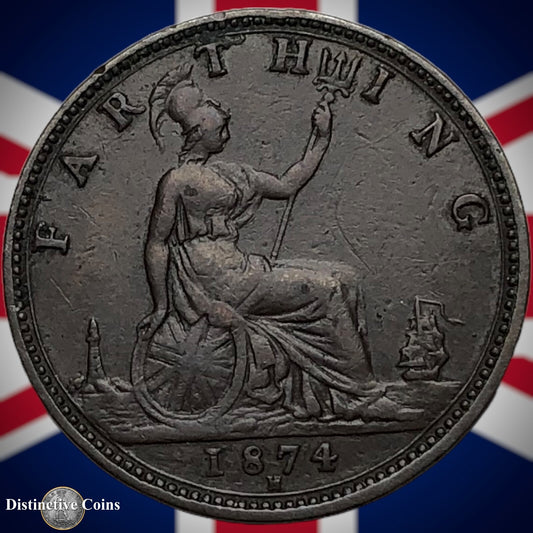 Great Britain 1874 Farthing 1/4d GB3710