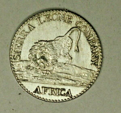 Sierra Leone Silver 10 Cents 1796 UNC old cleaning  A1882