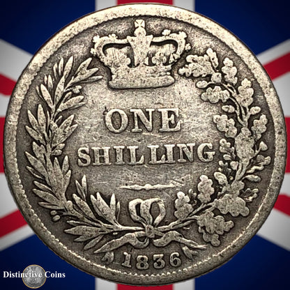 Great Britain 1836 British One Shilling GB0122