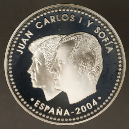 Spain 2004 10 Euros Hurdler Proof