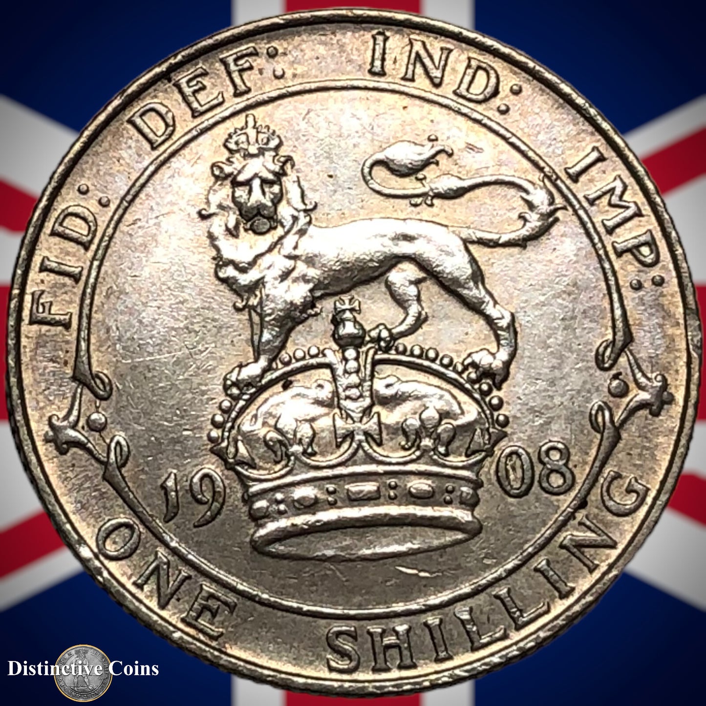 Great Britain 1908 British One Shilling GB0858