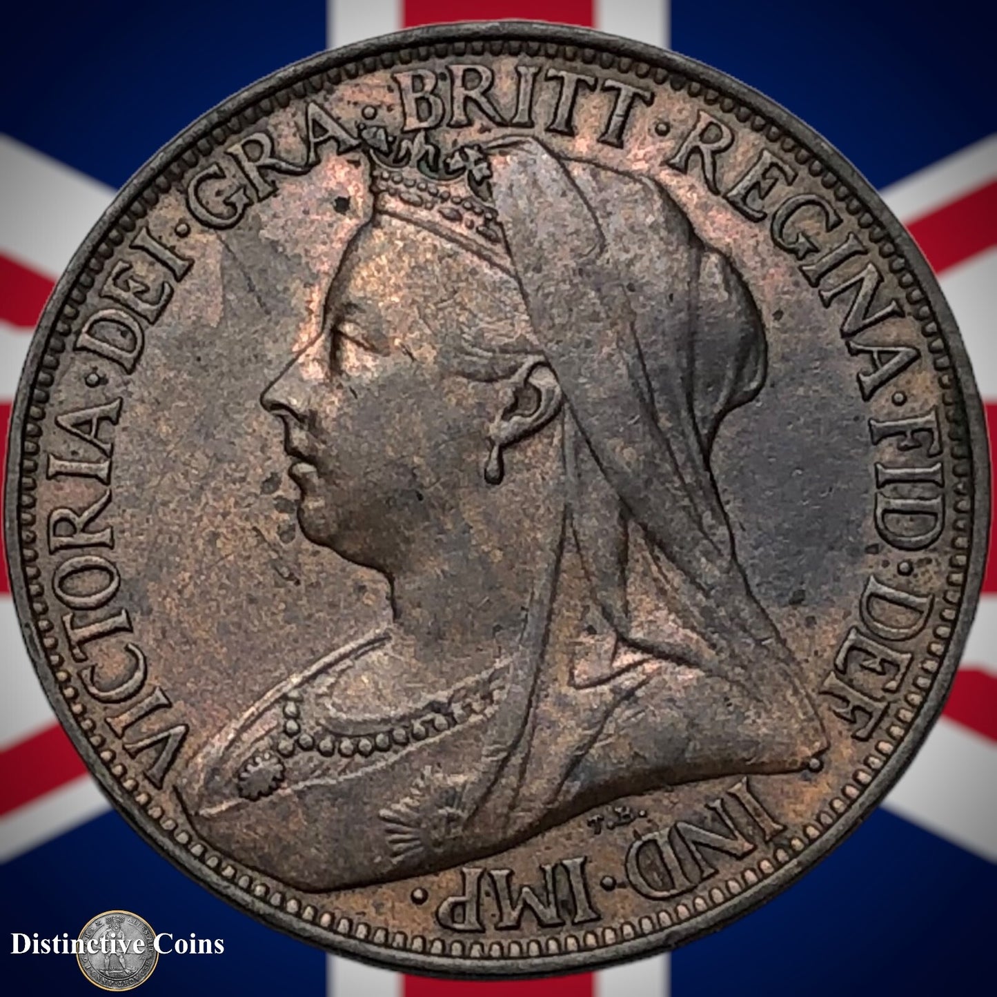 Great Britain 1896 Farthing 1/4d GB4429