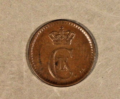 1888 CS Denmark Ore Nice Sharp Details    