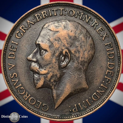 Great Britain 1912 H Penny 1d GB6783