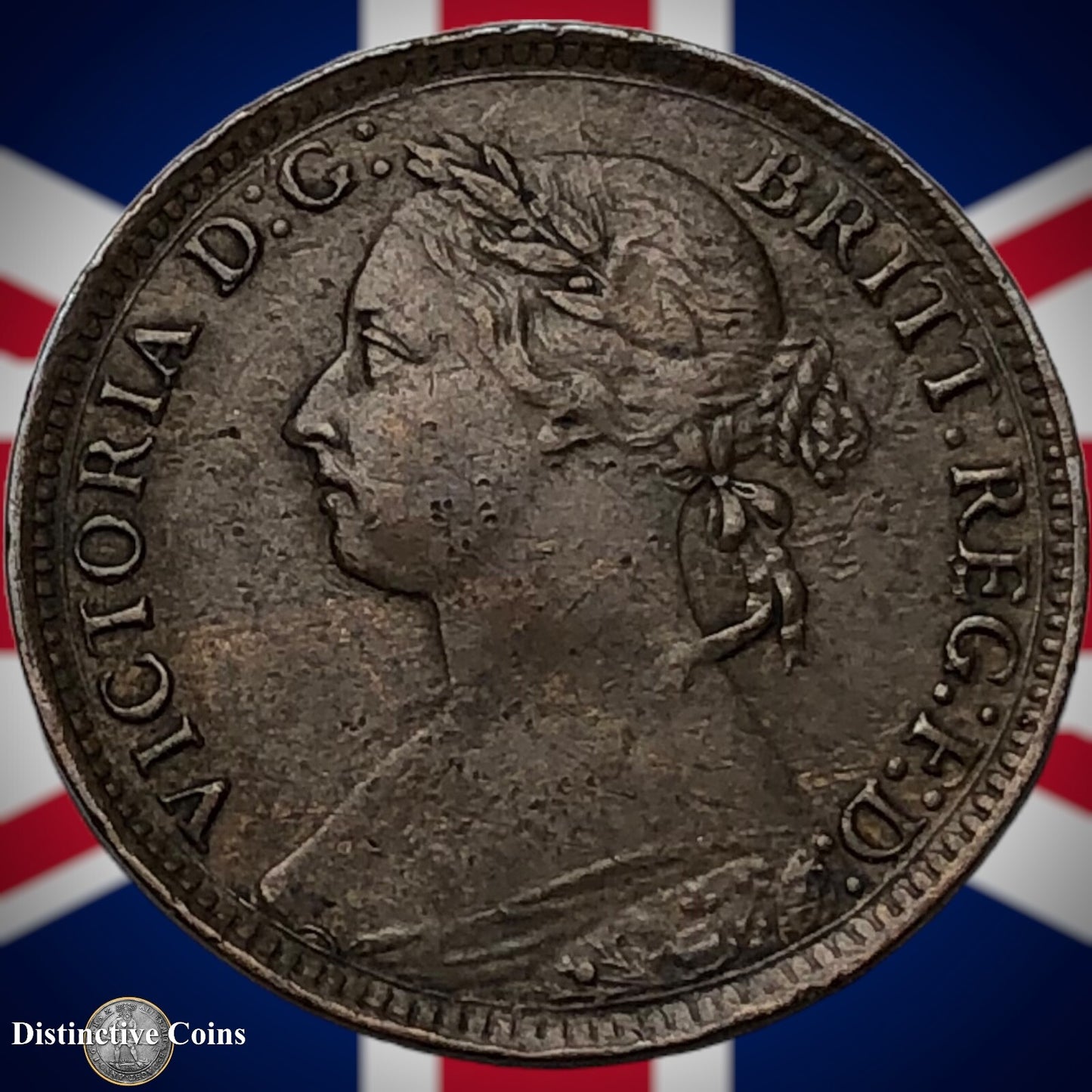 Great Britain 1884 Farthing 1/4d GB4070