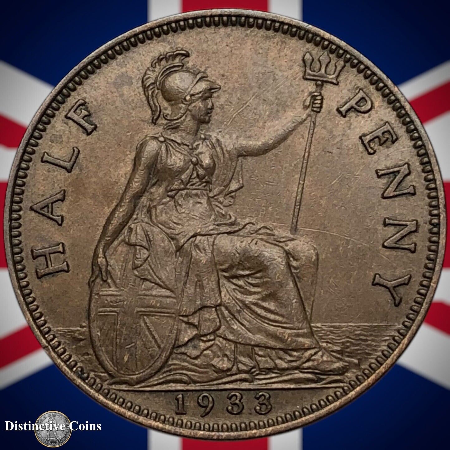 Great Britain 1933 Half Penny 1/2d GB5980
