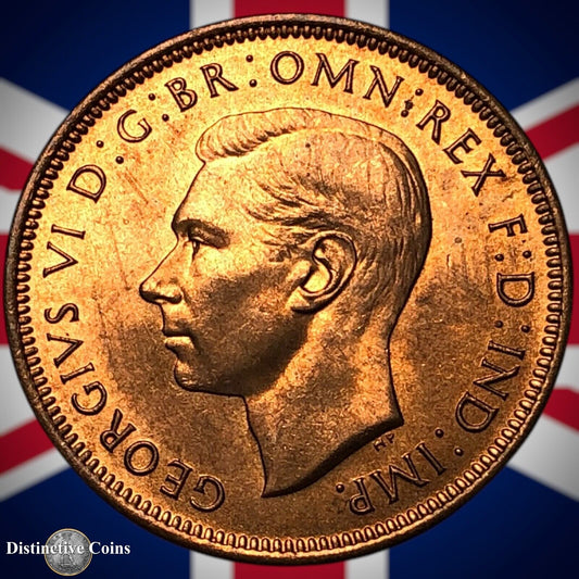 Great Britain 1947 Half Penny 1/2d GB6054