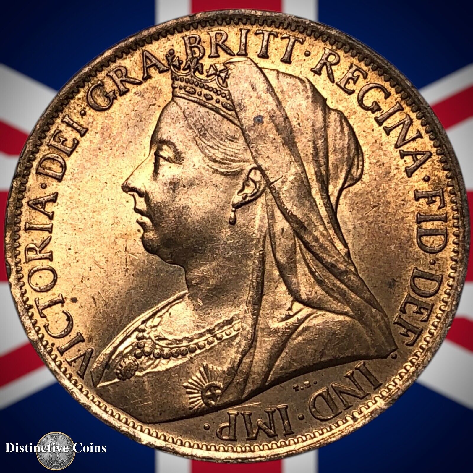 Great Britain 1901 Penny 1d GB6665