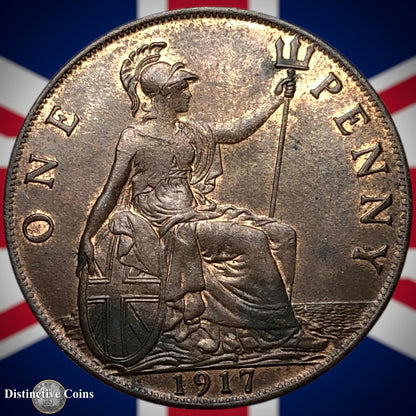 Great Britain 1917 Penny 1d GB6857