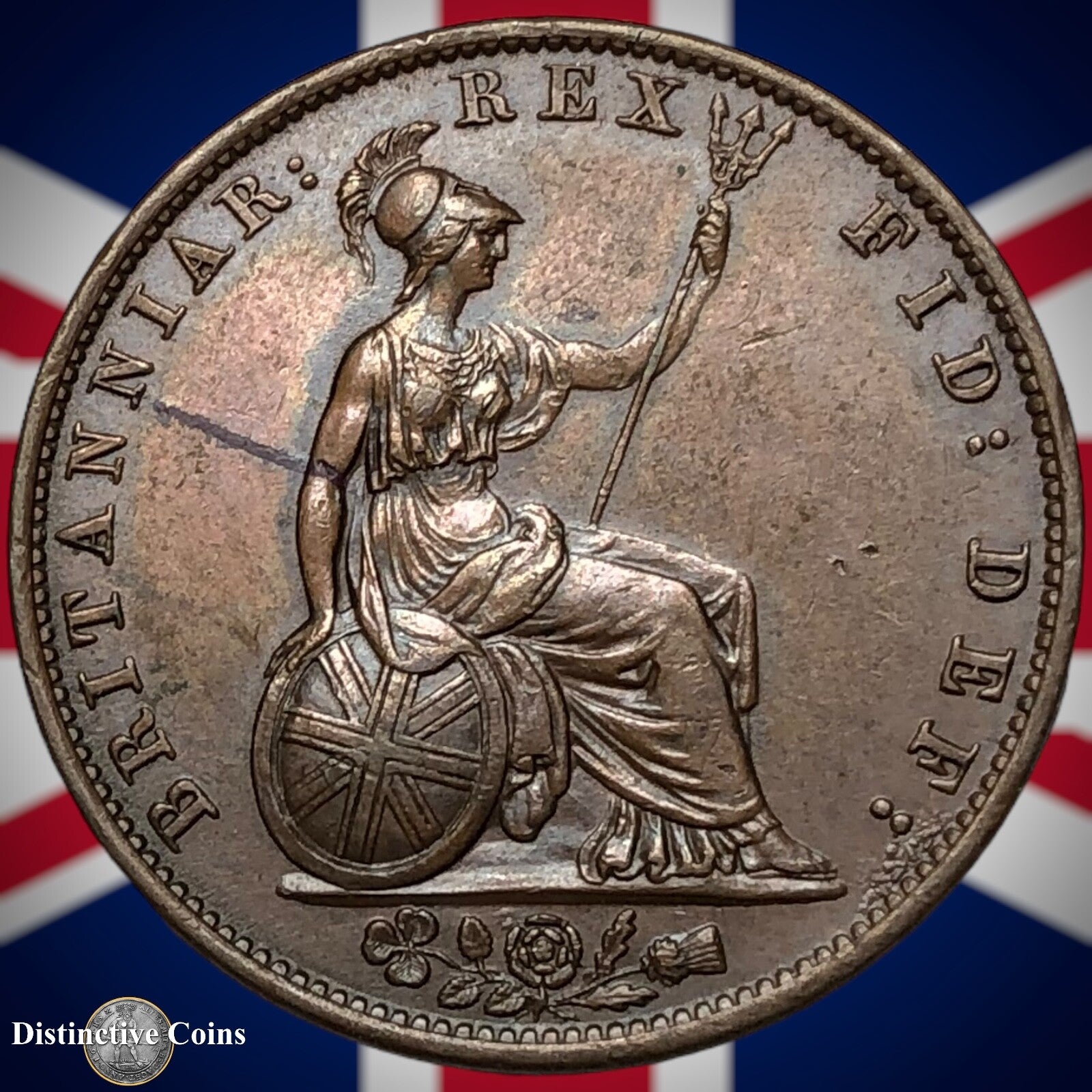 Great Britain 1837 Half Penny 1/2d GB5229