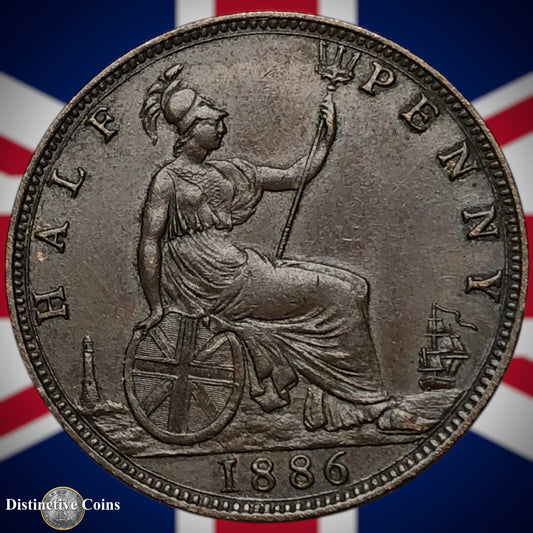 Great Britain 1886 Half Penny 1/2d GB5595